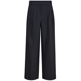 Co'couture VolaCC Long Pleat Pant, Sort